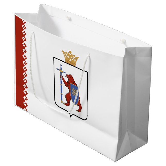 Grand Sac Cadeau Indicateur Mari El (Devant Angle)