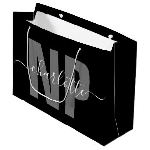 Grand Sac Cadeau Infirmière de NP personnalisée Praticien Diplôme C