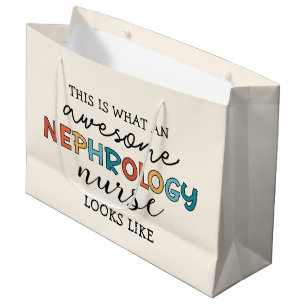 Grand Sac Cadeau Infirmière en néphrologie drôle appréciation incro