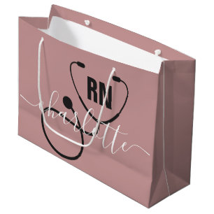 Grand Sac Cadeau Infirmière inscrite à la RN personnalisée
