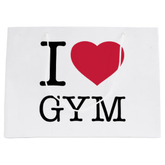 GRAND SAC CADEAU J'ADORE LA SALLE DE GYM