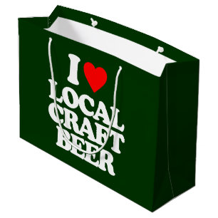 GRAND SAC CADEAU J'AIME LA BIÈRE LOCALE DE MÉTIER