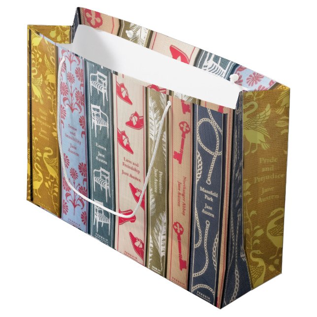 Grand Sac Cadeau Jane Austen's Novels (Devant Angle)