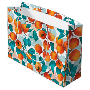 Grand Sac Cadeau Jardin d'abricot 4
