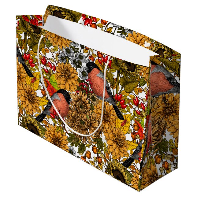 Grand Sac Cadeau Jardin d'automne 1 (Dos Angle)