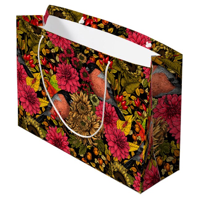Grand Sac Cadeau Jardin d'automne 2 (Dos Angle)