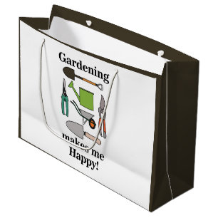 Grand Sac Cadeau Jardinage Outils Jardinage
