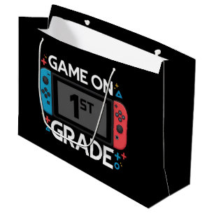 Grand Sac Cadeau Jeu activé 1re année de primaire Funny Gamer 