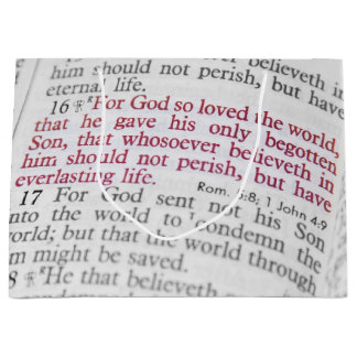 Grand Sac Cadeau John 3:16