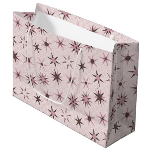 Grand Sac Cadeau Joli Stars De Geo Rose - motif.