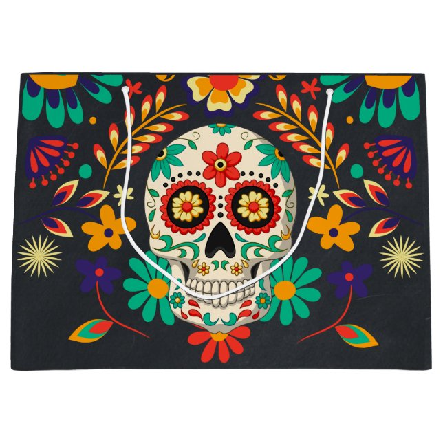 Grand Sac Cadeau Jour des morts (Devant)
