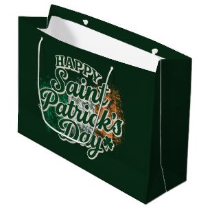 Grand Sac Cadeau Joyeuse Saint-Patrick vintage