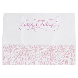 Grand Sac Cadeau Joyeuses fêtes
