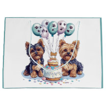 Joyeux anniversaire Yorkie Chien