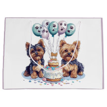 Joyeux anniversaire Yorkie Chien