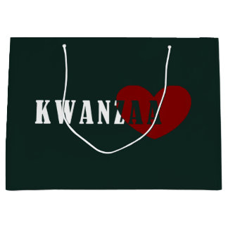 Grand Sac Cadeau Joyeux Kwanzaa