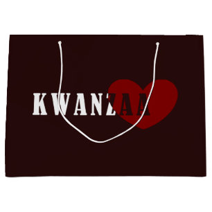 Grand Sac Cadeau Joyeux Kwanzaa