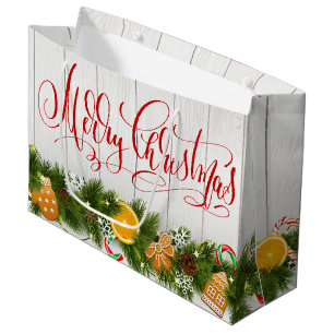 Grand Sac Cadeau Joyeux Noël