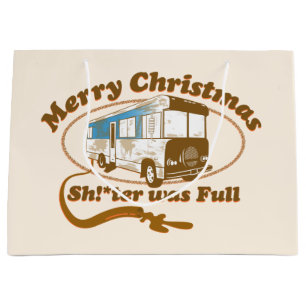 Grand Sac Cadeau Joyeux Noël, Chut !*ter était plein