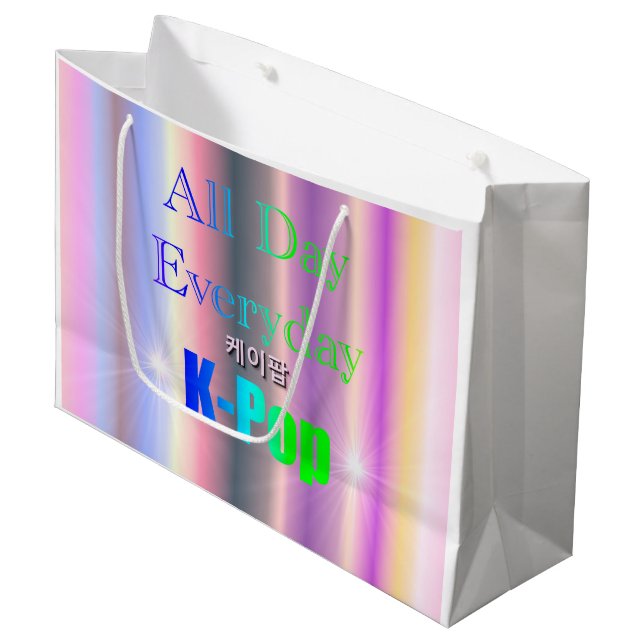 Grand Sac Cadeau K-Pop quotidien toute la journée (Devant Angle)