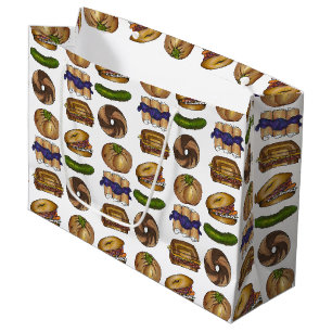 Grand Sac Cadeau Knish Bagel Blintz Reuben Pickle Lox NYC Deli Food