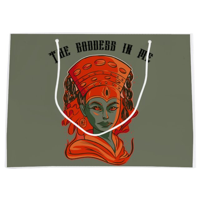 Grand Sac Cadeau Kumari - La déesse en moi (Devant)