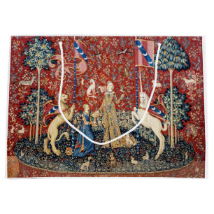 Grand Sac Cadeau La Dame et la licorne, Goûtez