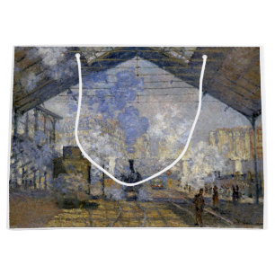 Grand Sac Cadeau La gare Saint-Lazare, Monet