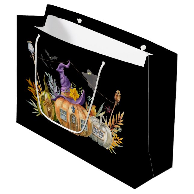 Grand Sac Cadeau La Maison des Pompiers haunted (Devant Angle)
