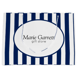Grand Sac Cadeau La Marine Classique : des frappes personnalisées