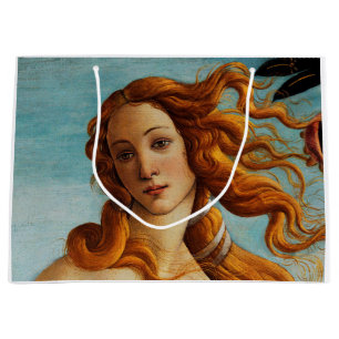 Grand Sac Cadeau La naissance de Vénus (détail), Sandro Botticelli