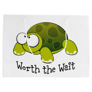 Grand Sac Cadeau La Tortue D'Attente