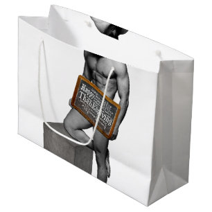 Grand Sac Cadeau La tradition de Thanksgiving de SlipperyJoe's homm