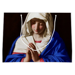 Grand Sac Cadeau La Vierge dans la prière, Sassoferrato