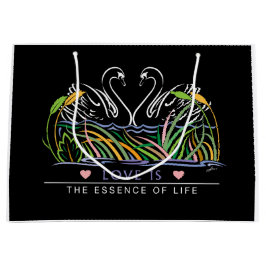 Grand Sac Cadeau L'amour est l'essence