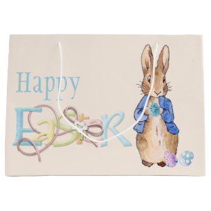 Grand Sac Cadeau lapin de Pâques