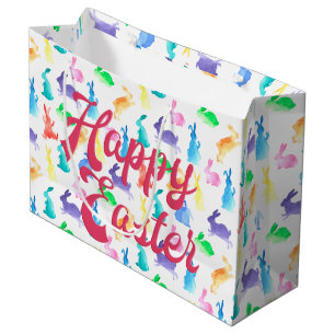 Grand Sac Cadeau Lapins