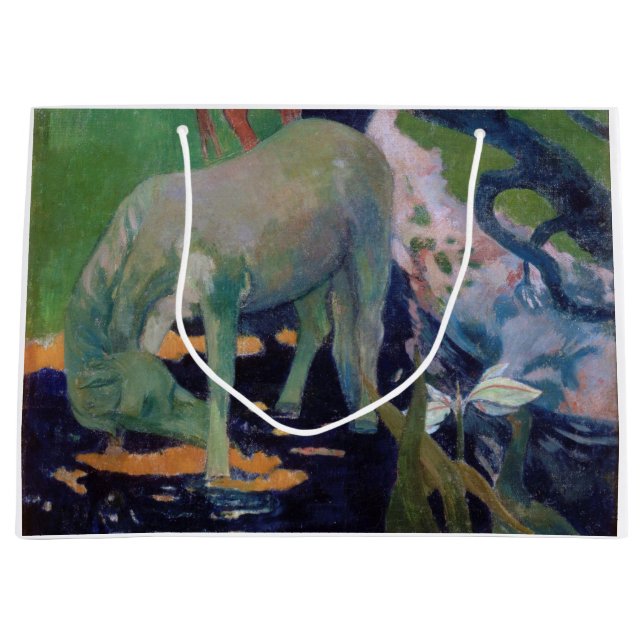 Grand Sac Cadeau Le Cheval Blanc, Gauguin (Devant)