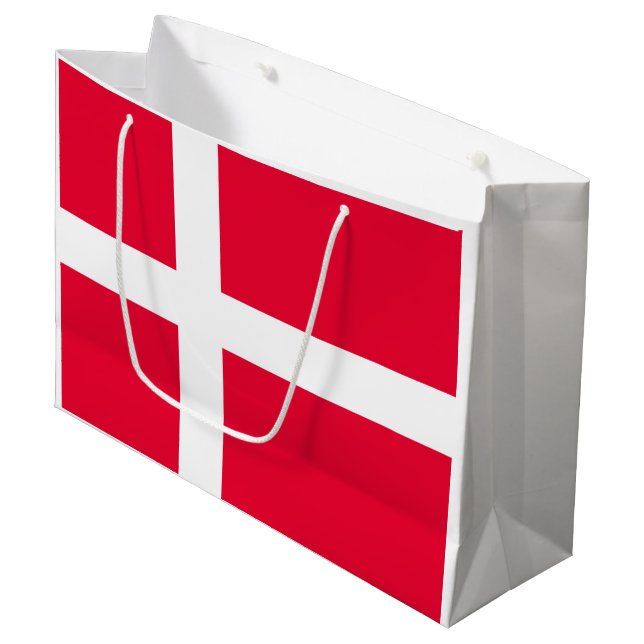 Grand Sac Cadeau Le Danemark (Devant Angle)