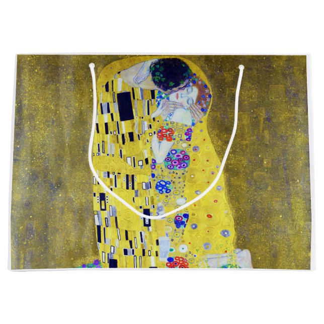 Grand Sac Cadeau Le Kiss, Gustav Klimt (Devant)