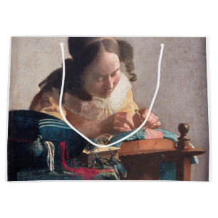 Grand Sac Cadeau Le Lacemaker, Johannes Vermeer, 1669-1670
