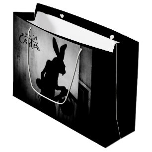 Grand Sac Cadeau Le lapin de Pâques arrive