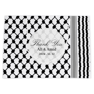 Grand Sac Cadeau Le Palestinien Hatta Keffiyeh Mariage du Merci