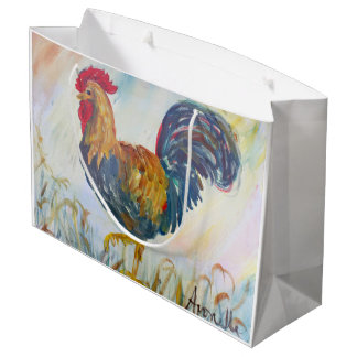 Grand Sac Cadeau Le Rooser sur le blanc