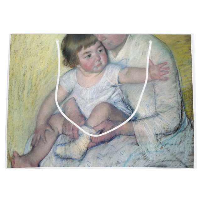 Grand Sac Cadeau Le Stocking, Mary Cassatt (Devant)