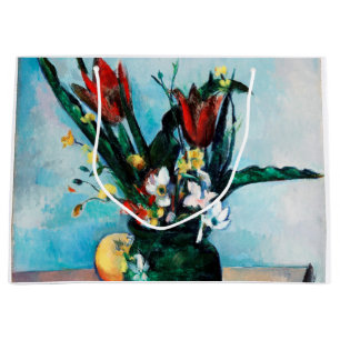Grand Sac Cadeau Le Vase des Tulipes, Paul Cezanne
