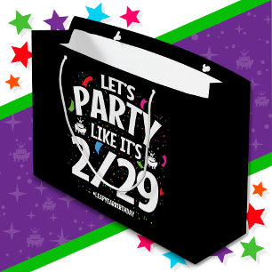 Grand Sac Cadeau Leap Year Leap Day Party 29th Birthday