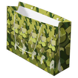 Grand Sac Cadeau Légumes verts légumes