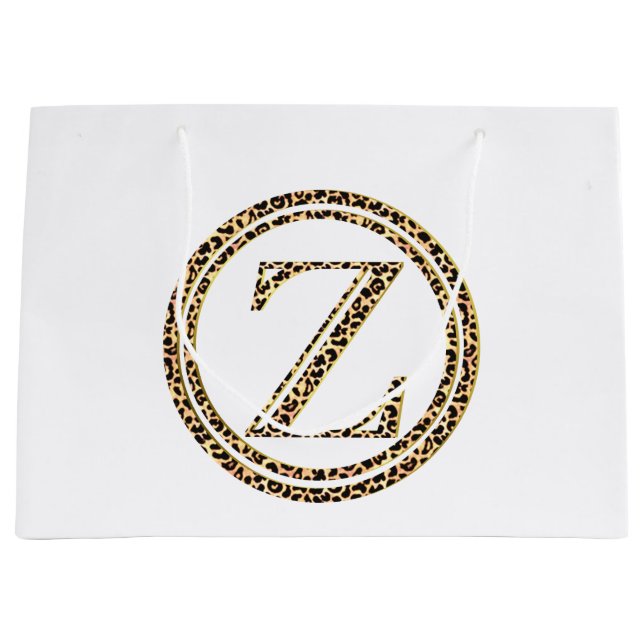 Grand Sac Cadeau Leopard Z (Devant)