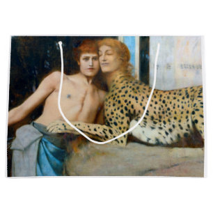 Grand Sac Cadeau Les Caresses, Fernand Khnopff
